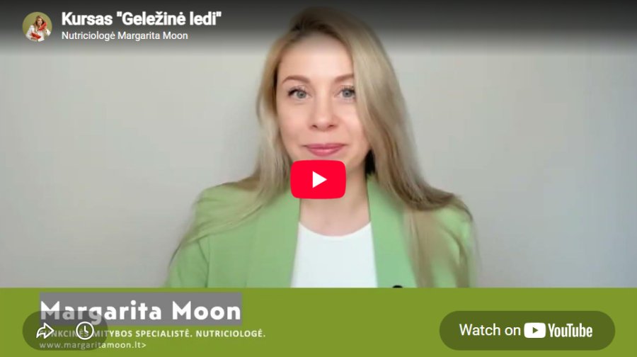 Mokymai: Geležinė ledi video