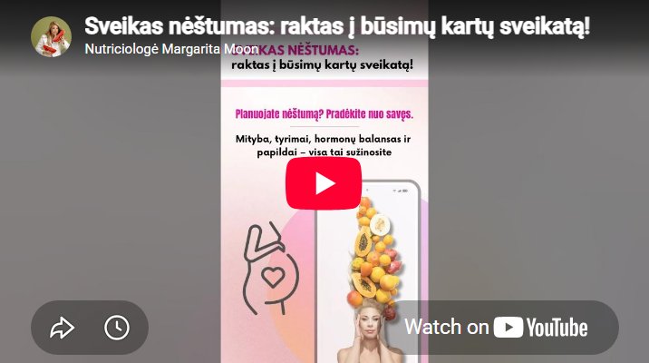 Paskaita Sveikas nėštumas video